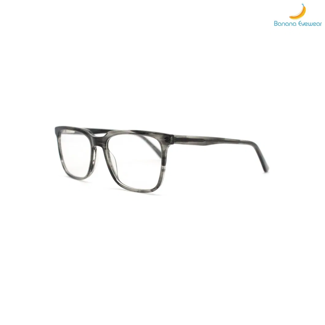 2020 New Design Square for Unisex Frame with Spring Hinge Optical Acetate Eyewear