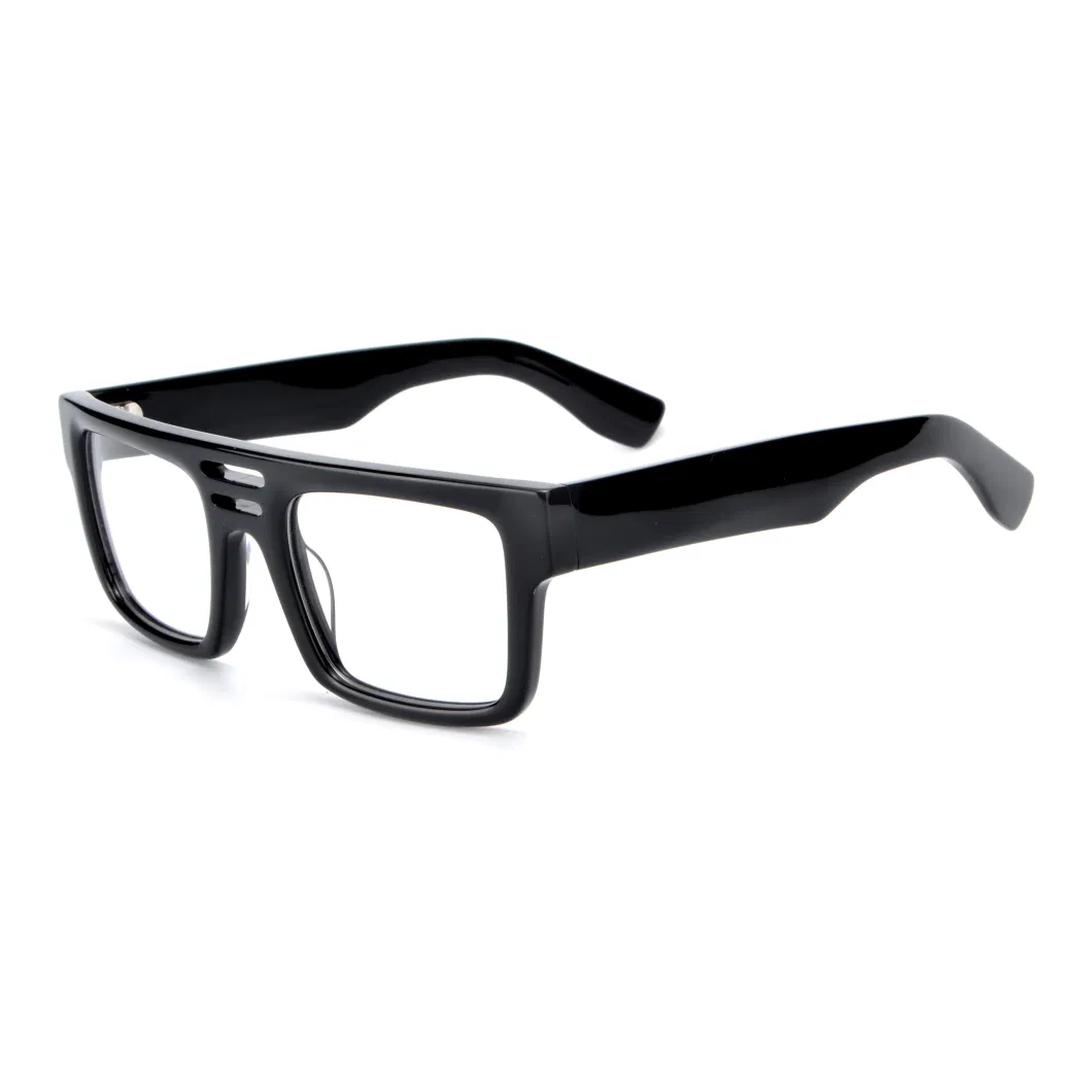 Design Brand Square for Men Fashion Custom Eyewear Acetate Optical Frames