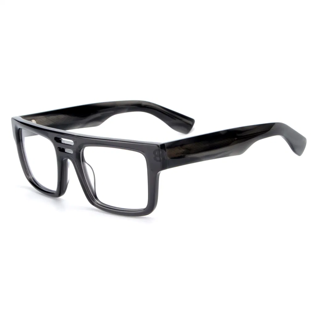 Design Brand Square for Men Fashion Custom Eyewear Acetate Optical Frames