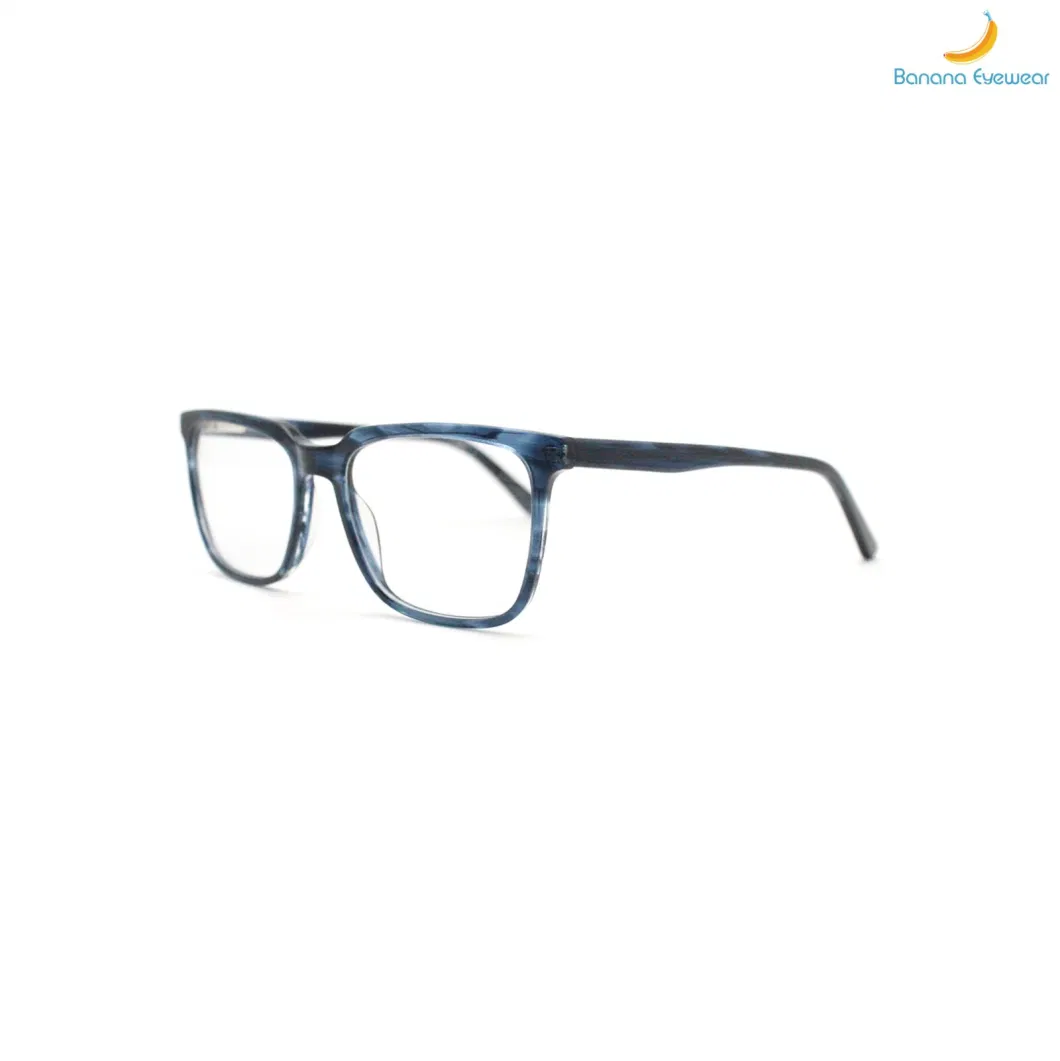 2020 New Design Square for Unisex Frame with Spring Hinge Optical Acetate Eyewear